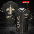 New Orleans Saints Personalized Baseball Jersey BG991
