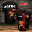 San Francisco 49ers Personalized Baseball Jersey BG857