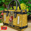 Pittsburgh Steelers Personalized Leather Hand Bag BBLTHB594