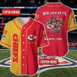 Kansas City Chiefs Personalized Baseball Jersey BG577