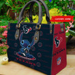 Houston Texans Personalized Leather Hand Bag BB361