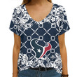 Houston Texans V-neck Women T-shirt