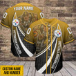 Pittsburgh Steelers Personalized Baseball Jersey BG428