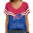 Buffalo Bills Personalized V-neck Women T-shirt