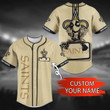 New Orleans Saints Personalized Baseball Jersey BG55