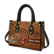 San Francisco 49ers Personalized Leather Hand Bag BBLTHB627