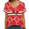 Tampa Bay Buccaneers V-neck Women T-shirt
