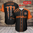 Cincinnati Bengals Personalized Baseball Jersey BG759