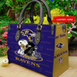 Baltimore Ravens Personalized Leather Hand Bag BB135