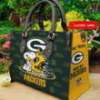 Green Bay Packers Personalized Leather Hand Bag BB144