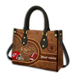 Kansas City Chiefs Personalized Leather Hand Bag BBLTHB615