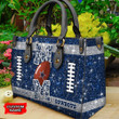 Dallas Cowboys Personalized Leather Hand Bag BBLTHB576