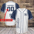 New York Yankees Personalized Baseball Jersey BG281