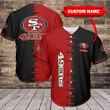 San Francisco 49ers Personalized Baseball Jersey BG705