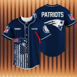 New England Patriots Personalized Baseball Jersey Shirt 43