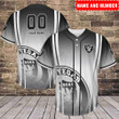 Las Vegas Raiders Personalized Baseball Jersey AZC02