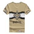 New Orleans Saints V-neck Women T-shirt BG956