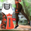 Cleveland Browns Personalized Leggings And Tank Top BG203