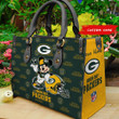 Green Bay Packers Personalized Leather Hand Bag BB427