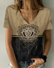 New Orleans Saints Personalized V-neck Women T-shirt AGCWTS137