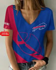 Buffalo Bills Personalized V-neck Women T-shirt BG647