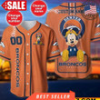 Denver Broncos Personalized Baseball Jersey BG807