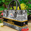 Pittsburgh Steelers Personalized Leather Hand Bag BB314