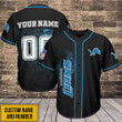 Detroit Lions Personalized Baseball Jersey BG610