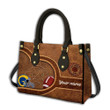 Los Angeles Rams Personalized Leather Hand Bag BBLTHB618
