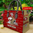 San Francisco 49ers Personalized Leather Hand Bag BB160