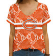Chicago Bears V-neck Women T-shirt