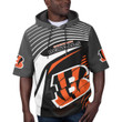 Cincinnati Bengals Short Sleeve Hoodie BG37