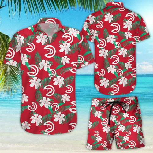 Atlanta Hawks Hawaiian Shirt Short Sleeve For Summer