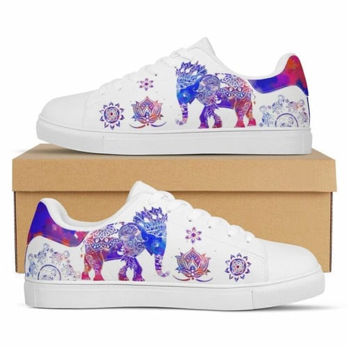 The Elephant Totem Low Top Leather Skate Shoes, Tennis Shoes, Fashion Sneakers