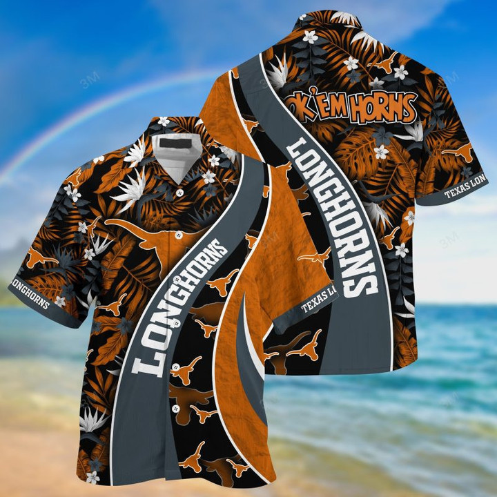 Texas Longhorns Ncaa Hawaii Shirt For This Season Gift For Sport Lovers And Shorts