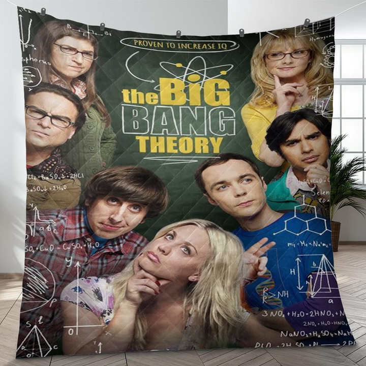 Tv Series The Big Bang Theory 5 Fan Gift, Tv Series The Big Bang Theory Quilt Blanket