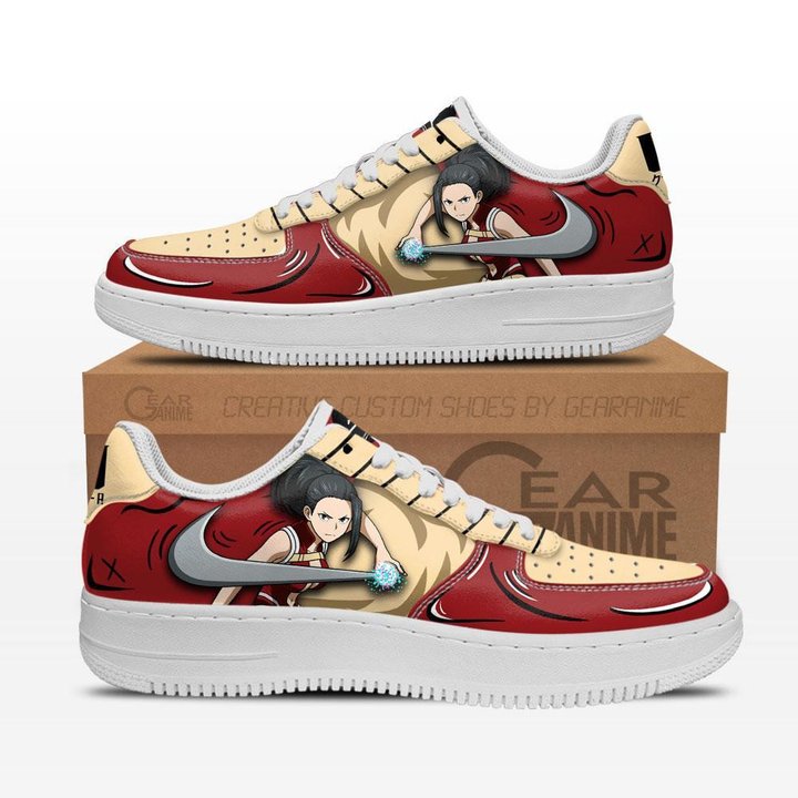 Air Force 1 Sneaker Shoes Momo Yaoyorozu Air Sneakers Custom My Hero ...
