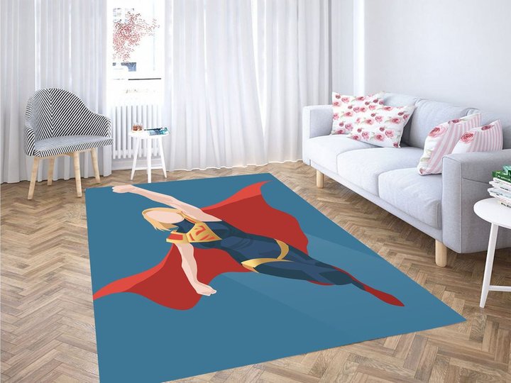 Dc Rug Supergirl Dc Comics Living Room Modern Carpet Rug - DESIGN-TREND