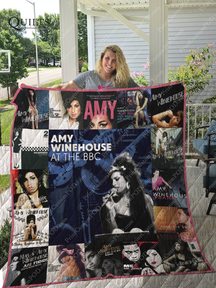 Amy Winehouse 3D Customized Quilt Blanket