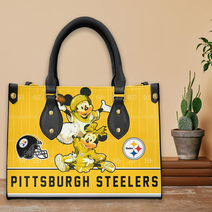 Pittsburgh Steelers Leather Hand Bag BB270