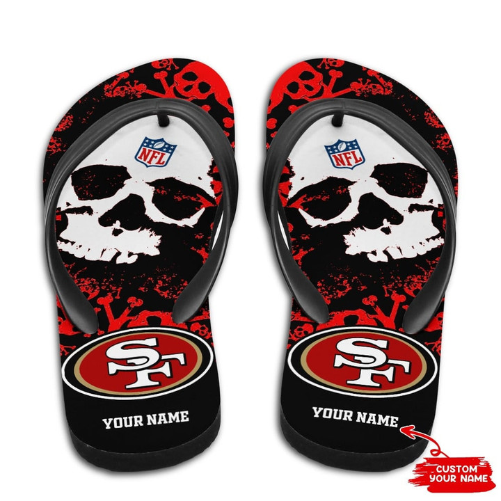 San Francisco 49ers Personalized Summer Flip Flop BG32