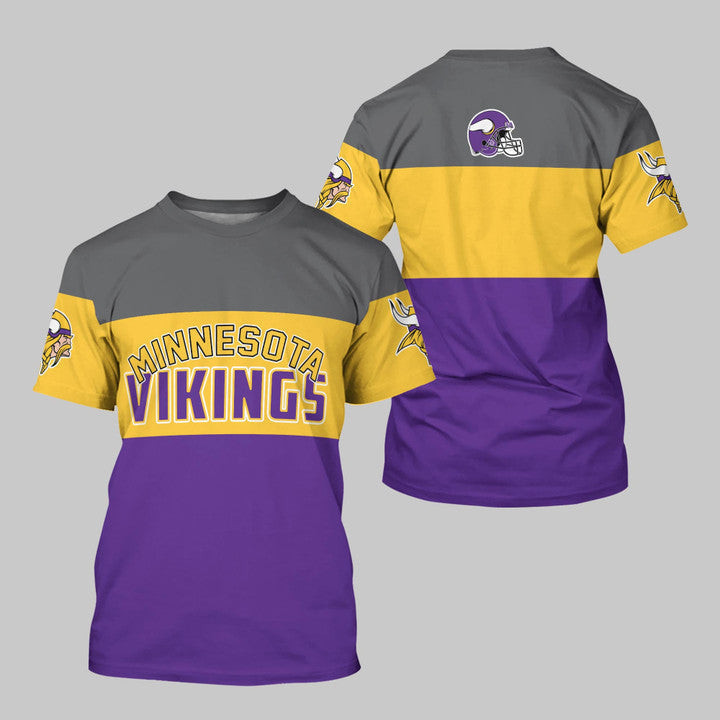 Minnesota Vikings T-shirt Extreme 3D