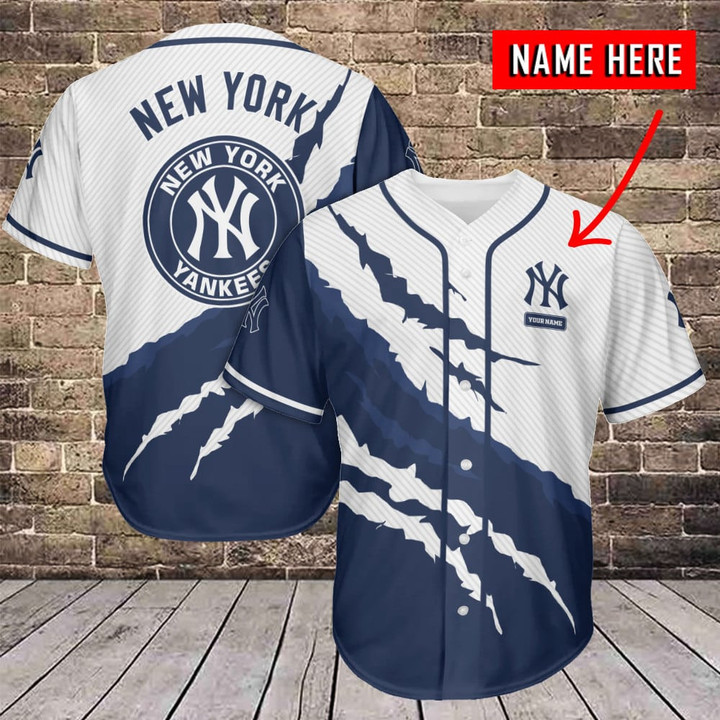 New York Yankees Personalized Baseball Jersey BG711