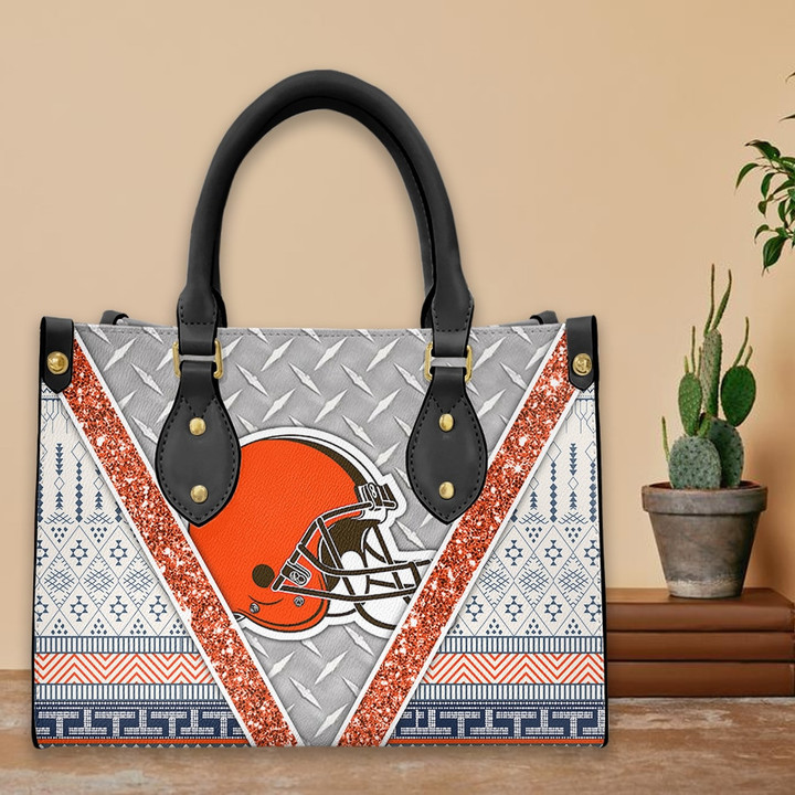 Cleveland Browns Leather Hand Bag BB119