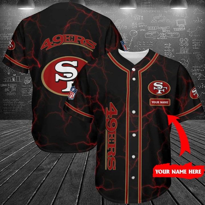 San Francisco 49ers Personalized Baseball Jersey 272