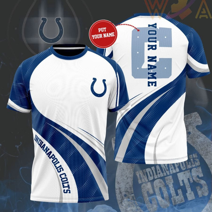 Indianapolis Colts Personalized 3D T-shirt BG373