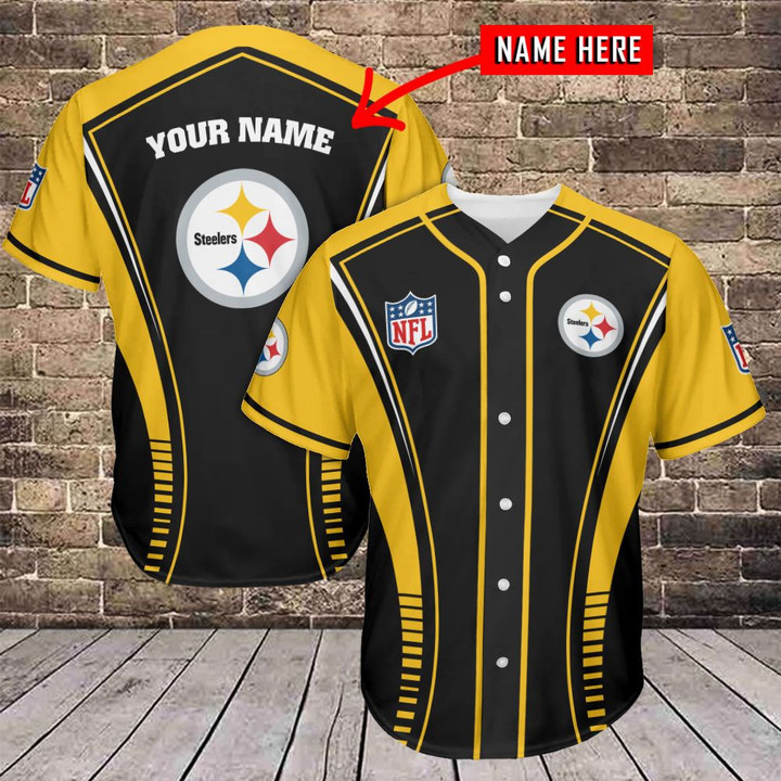 Pittsburgh Steelers Personalized Baseball Jersey 459