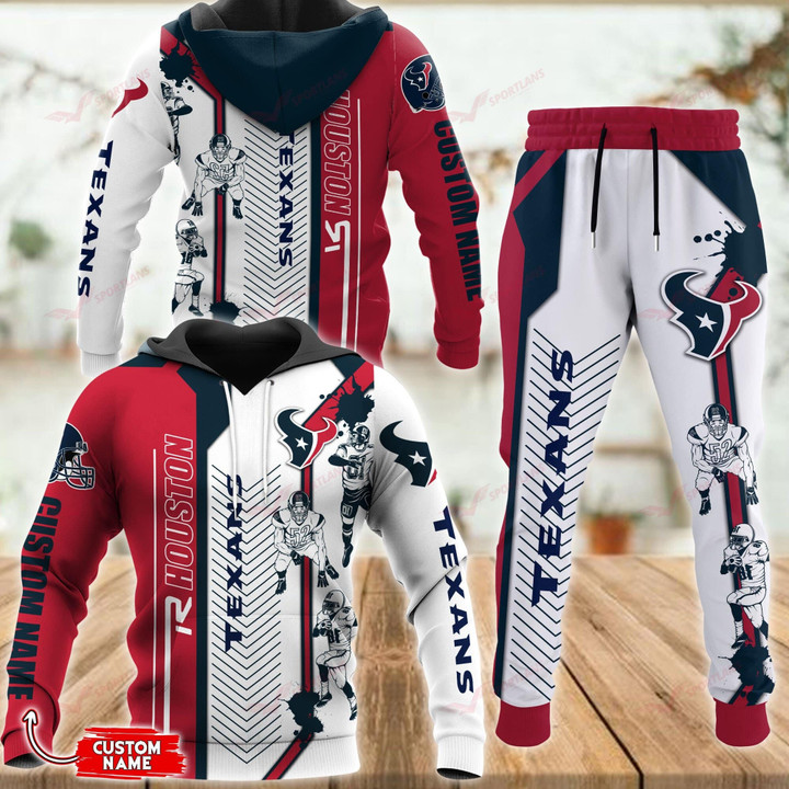 Houston Texans Personalized Hoodie and Joggers BB613