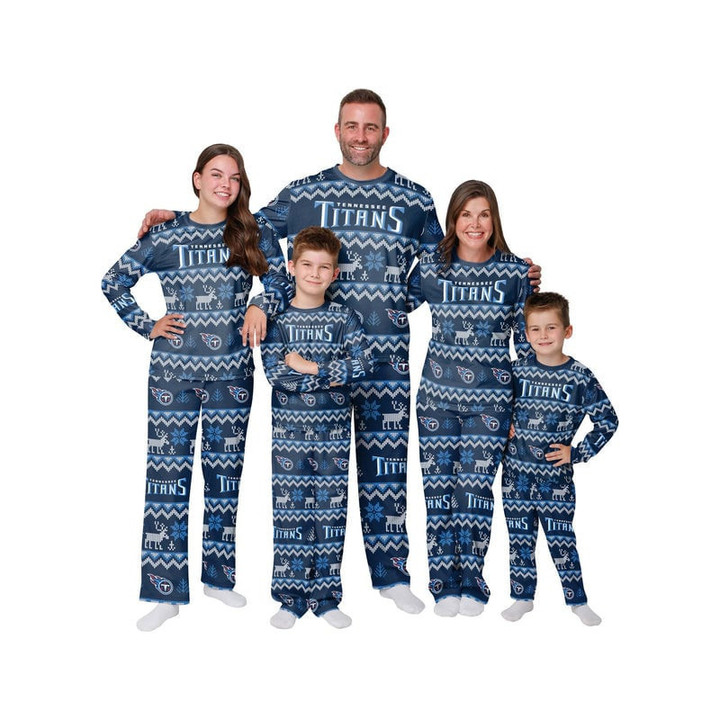 Tennessee Titans Family Holiday Pajamas AZCPYZAM095