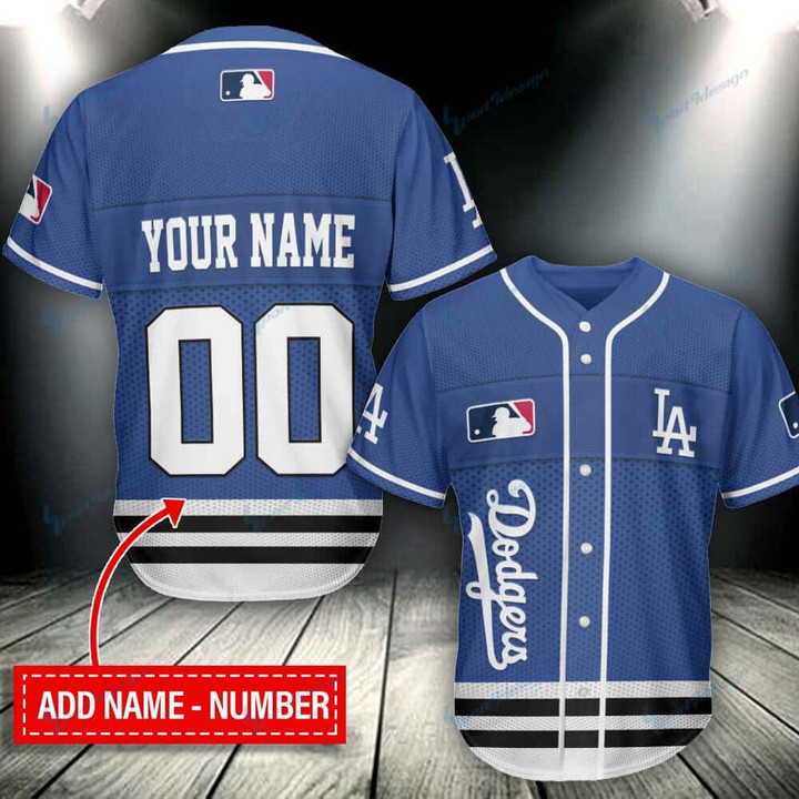 Los Angeles Dodgers Personalized Baseball Jersey BG279